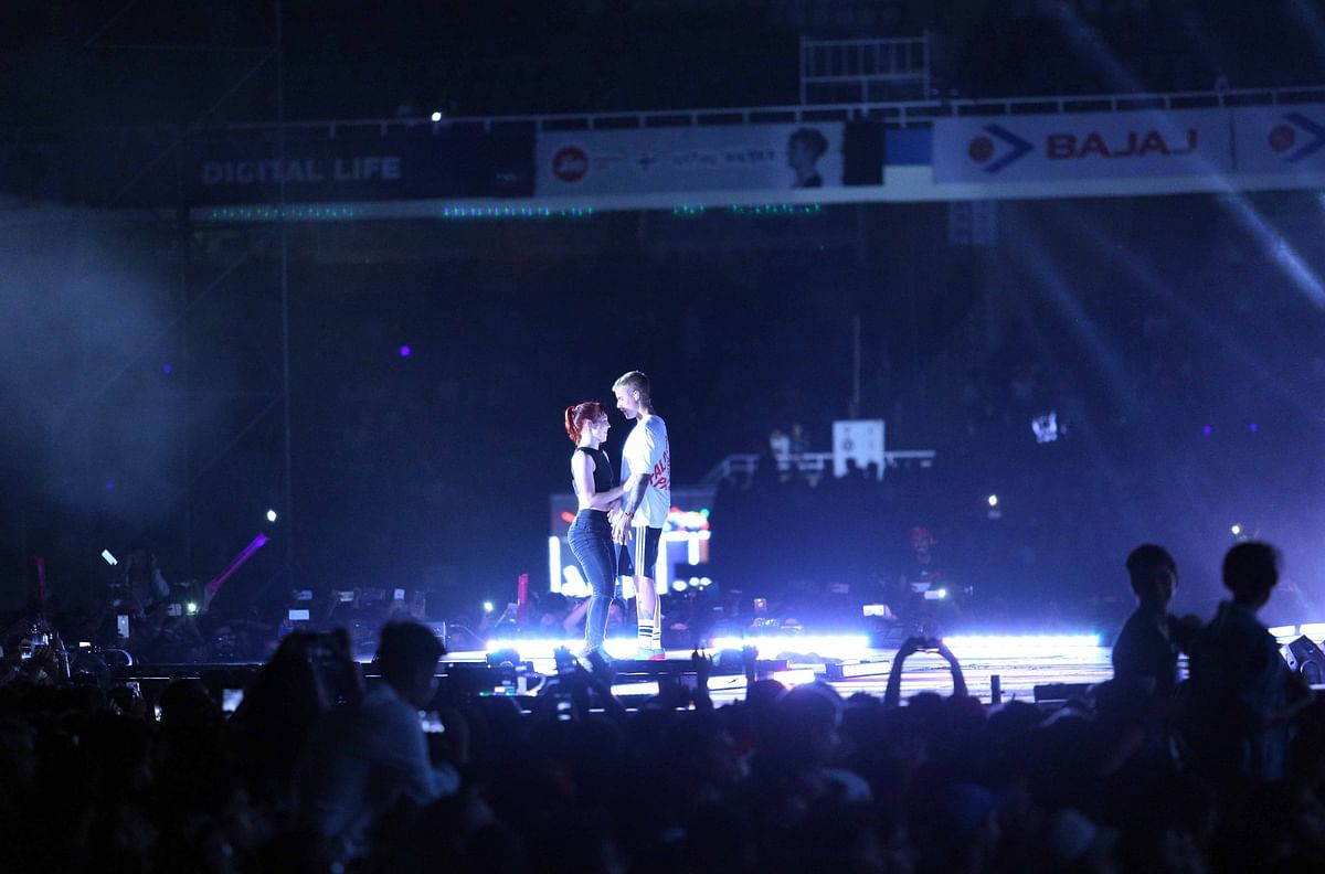 In Pictures How Justin Biebers India Concert Went Down